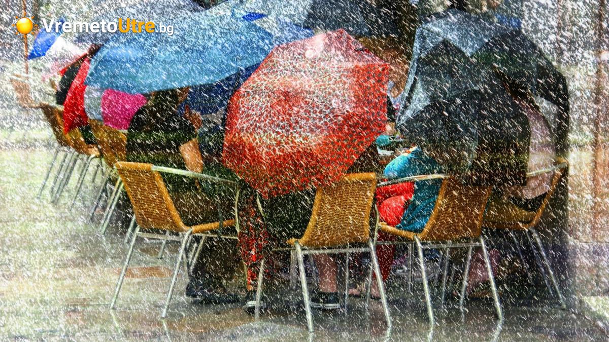 Снимка за дъждовно време утре