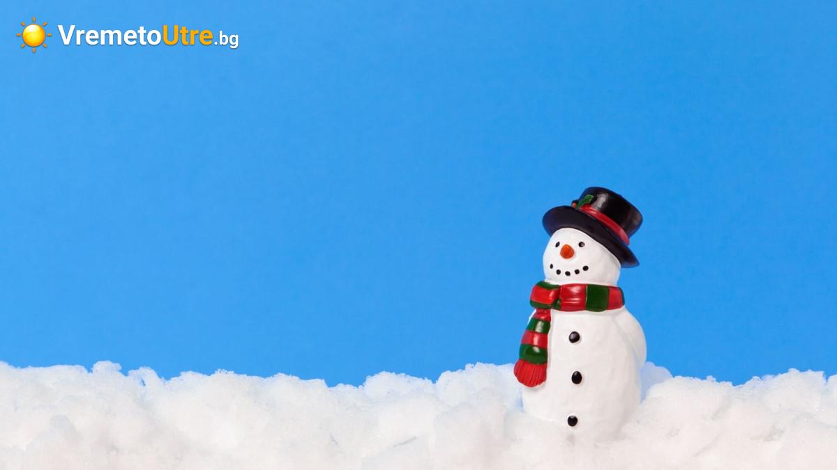 Снимка за снежно време утре